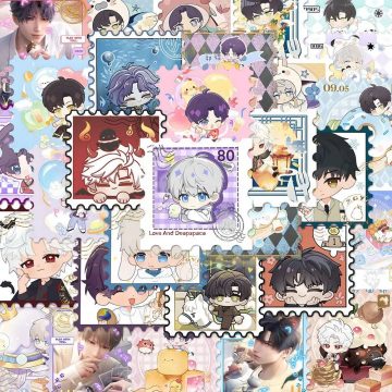 Love & Deepspace Game Character Stickers for Laptop Luggage