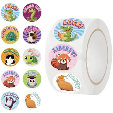 Animal Cartoon Stickers for Phone Laptop Notebook Suitcase Water Bottles - DIY Decoration