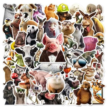 Cute Animal Stickers for Suitcase, iPad, Phone, Scrapbook