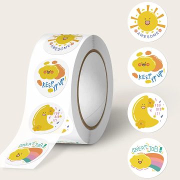 Animal Thank You Reward Stickers - School Gift Sealing Stationery