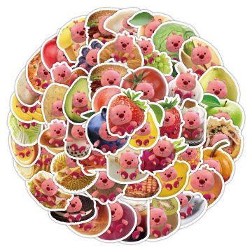 Loopy Cartoon Meme Stickers - Kawaii Decals for Phone Laptop Bike