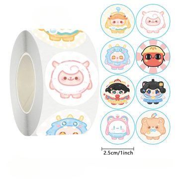 Cartoon Cute Sticker Children Reward Encouragement Birthday Party Gift Packaging Sealing Decor Labels