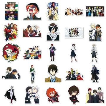Bungo Stray Dogs Anime Stickers for Laptop, Phone, Scooter, Suitcase, Water Bottle