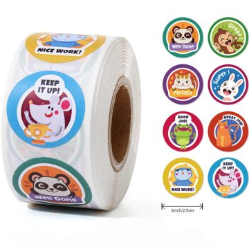 Animal Good Job Reward Stickers Student Praise Work Stationery Seal