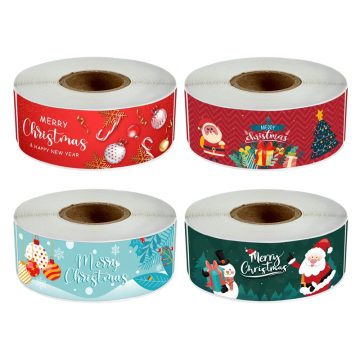 Christmas Snowman Gift Labels Adhesive Name Tags and Package Seals