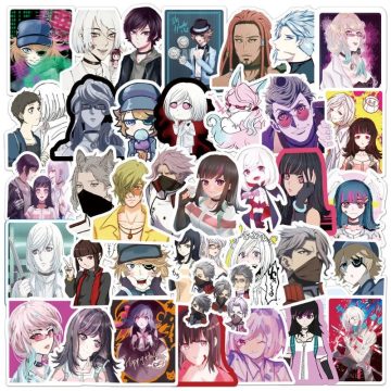 Akudama Drive Stickers Anime Waterproof Decals for Laptop, Scooter, Water Bottle