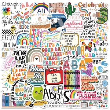 ABA Behavior Analysis Stickers for Laptop, Bike, and Kids