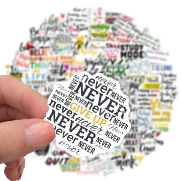 Positive Quote Motivational Stickers for Diary & Phone Decor