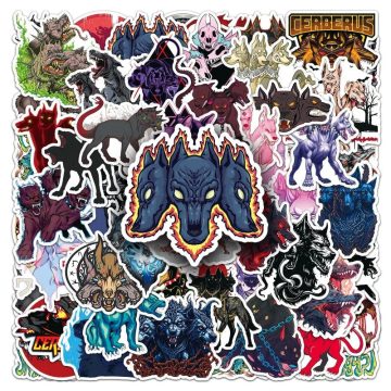Cerberus Hellhound Stickers for Laptop, Phone, Car, Suitcase, Water Bottle, Stationery, and Refrigerator