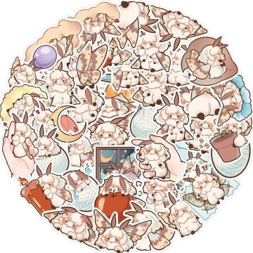 Moth Park Lolo Graffiti Stickers - Waterproof PVC Decals for DIY Decor