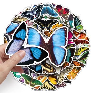 Colorful Butterfly Insect Stickers for Suitcase Luggage Phone