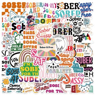 Cartoon Girl Stickers for Planner, Laptop, and Guitar