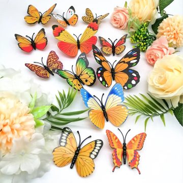 Multicolor Butterfly Wall Stickers Home Decor Mural