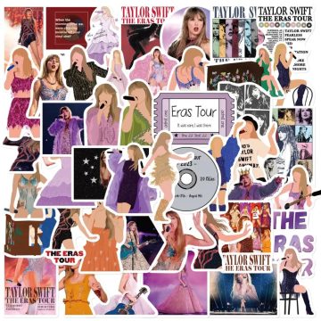 The Eras Tour Singer Stickers for Skateboard Suitcase Phone Decor