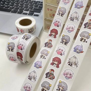 Honkai Impact 3 Cartoon Stickers for Laptop and DIY Decorations