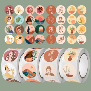 Cute Scrapbooking Stationery Stickers - Envelope Sealing Labels Gift Decor