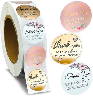 Thank You Envelope Sealing Labels Wedding Gift Decor