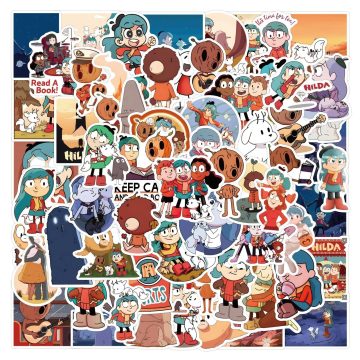 Hilda Adventure Comics Stickers - Cartoon Decals