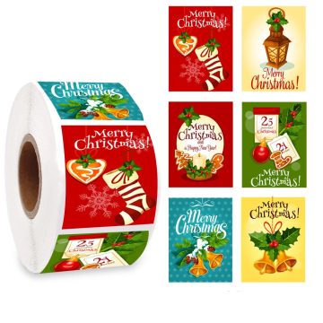 Christmas Stickers for DIY Gift Wrapping and Stationery