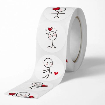Cartoon Reward Love Stickers for Wedding Gift and Scrapbooking