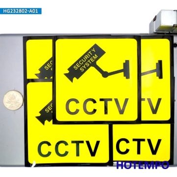 Security Camera Alert Warning Decal