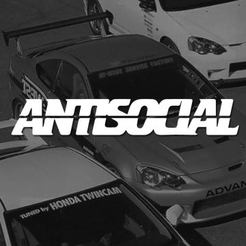 Antisocial Sticker - Cool Funny Decal for Car Truck Motorcycle Laptop