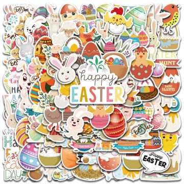 Easter Egg Cartoon Stickers for Car & Accessories