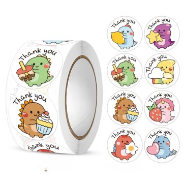 Korean Cute Thank You Stickers Envelope Kawaii Labels