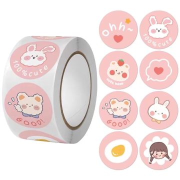 Cute Cartoon Sealing Stickers Animal Scrapbook Envelope Gift Decor Labels Children Stationery