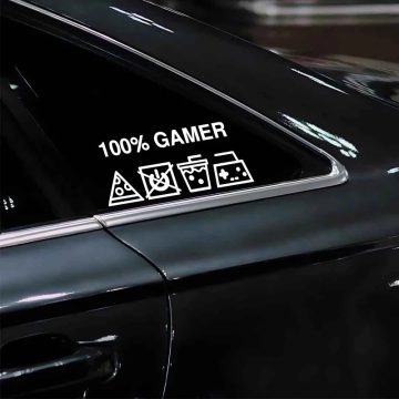Gamer Sticker - Creative Funny Decal for Cars Trucks Motorcycles Laptops