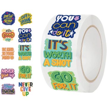Motivational Word Stickers for Teachers and Students