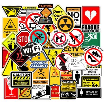 Warning Label Sticker Pack