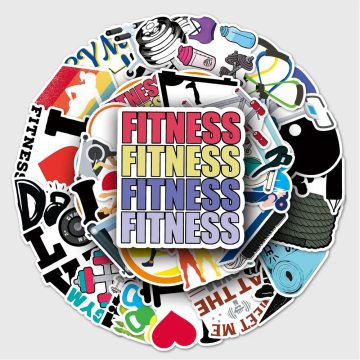 Fitness Motivational Stickers for Gym Bottle Motorcycle