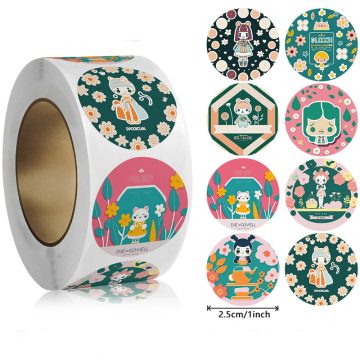 Cute Cartoon Animal Reward Stickers for Kids Gift Envelope Sealing Stationery
