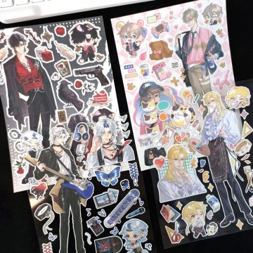 Cute Anime Character Stickers Cartoon Scrapbook and Stationery Decoration