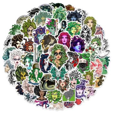 Medusa Snake Stickers for Car Suitcase Skateboard Graffiti