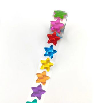 Laser Gold Foil Star Stickers for Reward Charts and Labels