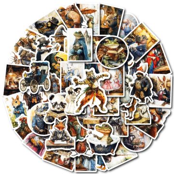 Enchanted Forest Fairy Tales Animal Stickers Scrapbook Fridge Phone DIY
