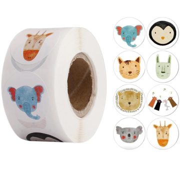 Cute Cartoon Animal Scrapbook Stickers Teacher Reward Labels