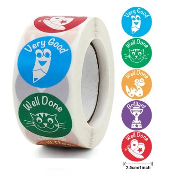 Cute Animal Reward Stickers for Teachers and Classroom Motivation