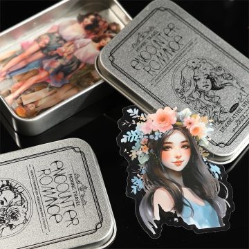 Character Sticker Tin Box Set - Gentle Encounter Theme