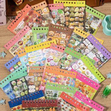 Japanese Retro Y2K Stickers Scrapbook & Kpop Photocard Decoration