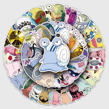 Cute Cartoon Waterproof Phone Stickers for Skateboard
