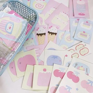 Stationery Stickers for Journal, Sketchbook, and Planner Decor