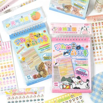 Mini Decorative Stickers Cute Scrapbooking Pack for Kids and School