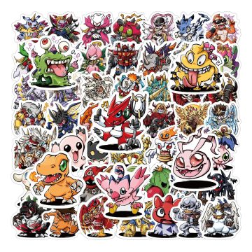 Digimon Anime Stickers - Japanese Kids Toys