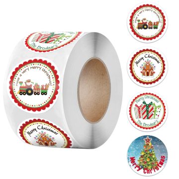 Christmas Theme Seal Labels DIY Gift Baking Decor
