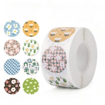 Floral Sealing Stickers for Scrapbooking