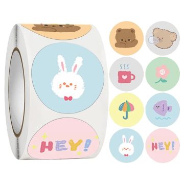 DIY Animal Roll Stickers - Photocard Gift Packaging Decor