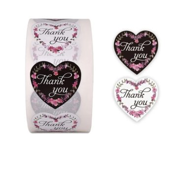 Business Thank You Stickers for Cards and Envelopes